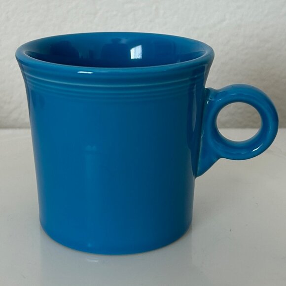 Fiesta Coffee Mug Peacock Blue - Picture 1 of 5